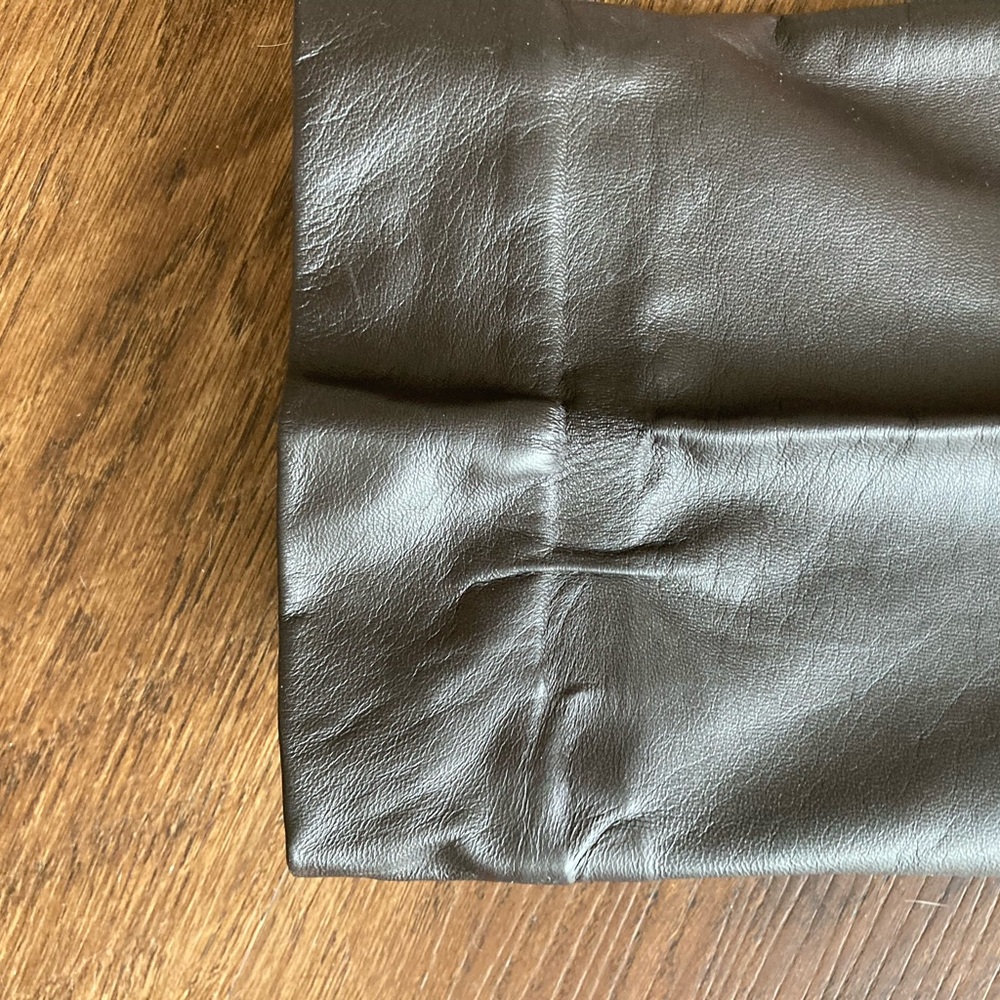 Rem Garson dark brown high rise leather pants - Picture 16 of 16